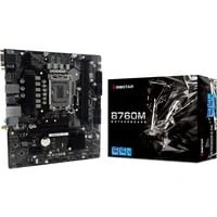 Abbildung von MainboardBIOSTARIntel B760 ExpressMicro ATXMemory DDR4Memory slots 21xPCI Express 3.0 1x1xPCI 4.0 16x2xM.21x15pin D sub1xDVI D1xHDMI4xUSB 2.02xUSB 3.21xPS/21xRJ453xAudio portB
