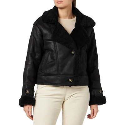 Abbildung von ONLY Damen ONLYLVA Faux Suede Bonded Jacket CC OTW Jacke, Black, XS