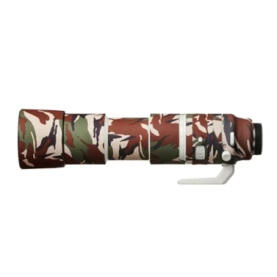 Abbildung von easyCover Lens Oak Objektivschutz Schutz für Ihr Kameraobjektiv Geeignet Canon RF 200 800mm F/6.3 9 is Grüne Camouflage