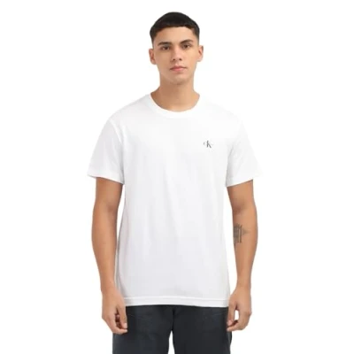 Abbildung von Calvin Klein Jeans Monologo 2 PACK Tshirt basic, Herren, Größe: XXL, Bright white/bright white