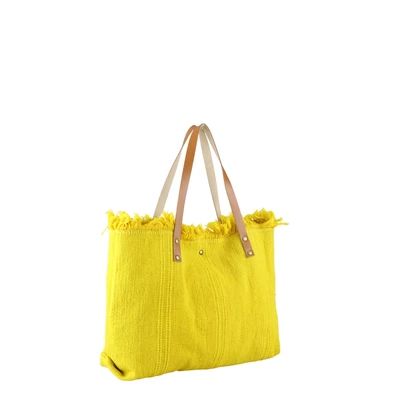 Abbildung von COLLEZIONE ALESSANDRO Schultertasche &quot;Beach&quot;, mit echt Leder Henkeln