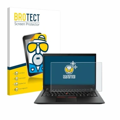 Abbildung von BROTECT Entspiegelungs Schutzfolie für Lenovo ThinkPad T490s Matte Displayschutz Folie, Anti Reflex, Fingerprint