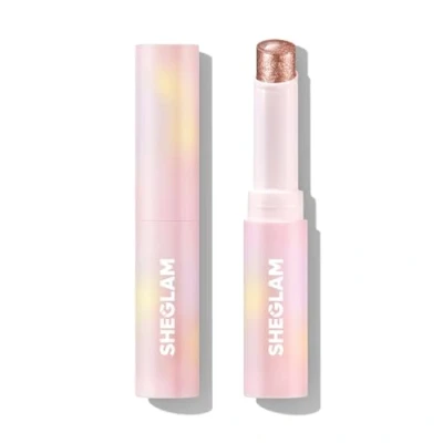 Abbildung von SHEGLAM Kristall Gel Glanz Stick Lidschatten Eyeliner Aufheller Bleistift Wachsmalstift mit Pinsel, leicht zu verblenden langanhaltender schimmernder Rock Star