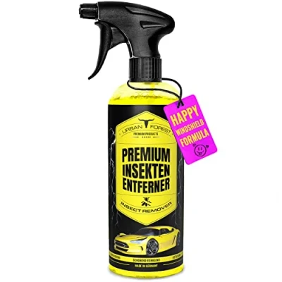 Abbildung von Auto Insektenentferner zur Windschutzscheiben Reinigung Scheiben Reiniger &amp; Insekten für Autopflege Premium Entferner extra stark mit Tiefenwirkung von URBAN Forest 500ml