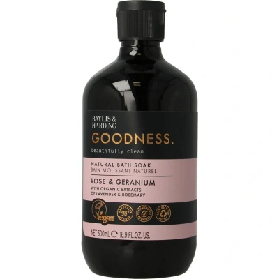 Abbildung von Baylis &amp; Harding Goodness Rose Geranium Bath Soak 500 ml