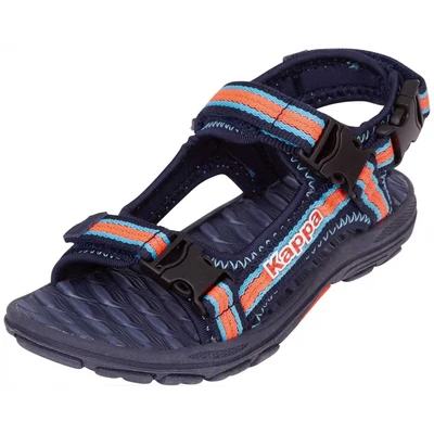 Abbildung von Kappa Rusheen Trekkingsandale für Kinder, Größe: 27, Navy/coral Schuhe