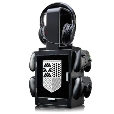 Abbildung von Numskull Offizieller Destiny LED Licht Gaming Schrank, Controller Halter &amp; Headset Ständer Für PS4/PS5 Xbox Series XS Mehrere Beleuchtungseinstellungen Offizielle Merchandise