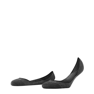 Abbildung von FALKE Damen Invisible Step Medium Cut W IN Baumwolle unsichtbar einfarbig 1 Paar Füßlinge, Blickdicht, Schwarz (Black 3009), 35 36