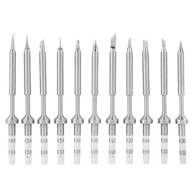 Abbildung von Lötkolben Set, Ersatz Lötspitze aus Edelstahl für TS100, Schnelles Aufheizen Gute Zinnlötwirkung (TS100 11PCS)