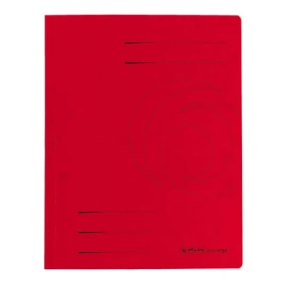 Abbildung von herlitz 11094695 Schnellhefter A4 &quot;Quality&quot;, rot, kaufmännische und Behördenheftung, 10 Stück