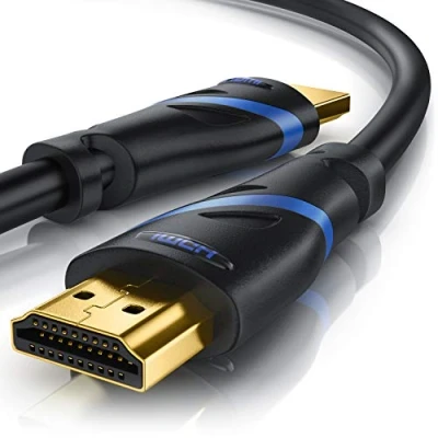 Abbildung von CSL 8K HDMI Kabel 2.1 3m Meter @ 60Hz / 120Hz 4K 240Hz 48 Gbit/s 2.0a 2.0b 3D Highspeed Ethernet HDTV UHD II Dynamic HDR 10+ eARC Variable Refresh Rate VRR
