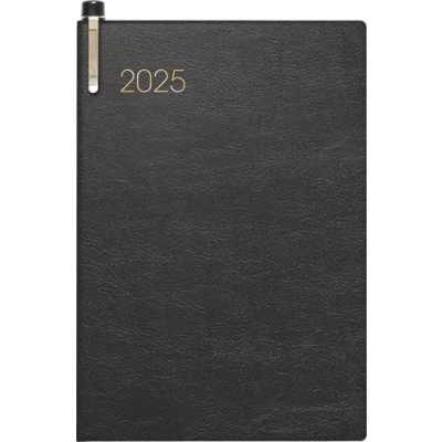 Abbildung von BRUNNEN Taschenkalender Modell 723 (2025), 2 Seiten = 1 Woche, A7, 160 Seiten, SOFT Einband, schwarz