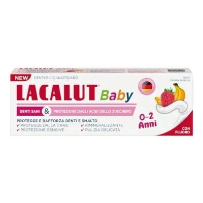 Abbildung von Lacalut Kinderzahnpasta Himbeere Banane 55ml