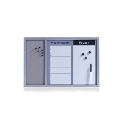 Abbildung von Zeller Present Pinnwand Kombitafel 3in1, Memoboard,