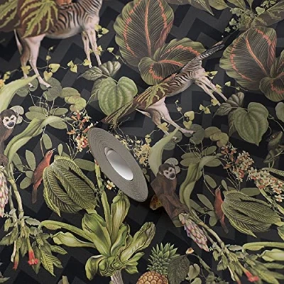 Abbildung von METROPOLIS BY MICHALSKY LIVING Vliestapete &quot;Change is good, Jungle Joy&quot;, floral botanisch tropisch, Designertapete Tapete Dschungel