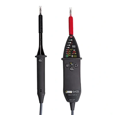 Abbildung von Chauvin Arnoux C.A 771 IP2X Zweipoliges Spannungsprüfgerät CAT IV 1000 V LED, Akustik