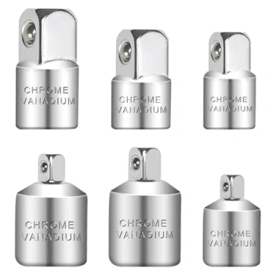 Abbildung von Bangbobi Stecknuss Adapter Set, 6 teiliger Satz 1/2 auf 3/8, 3/8 1/2, 1/4, 1/4 Steckschlüssel Set