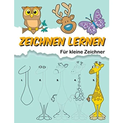 Abbildung von zeichnen Lernen für Kleine Zeichner: sie spielerisch und einfach zu 36 Tiere mit ganz einfachen Schritt Anleitungen ... Kinder, Tierfans Zeichenanfänger.