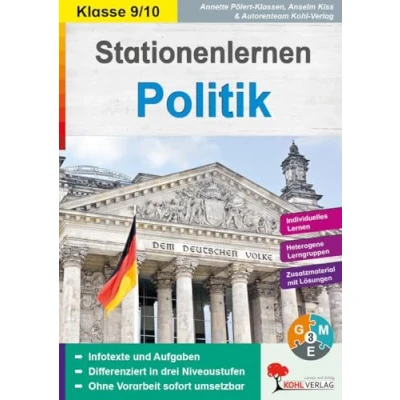 Abbildung von Stationenlernen Politik / Klasse 9 10: Kopiervorlagen zum Einsatz im 9. 10. Schuljahr