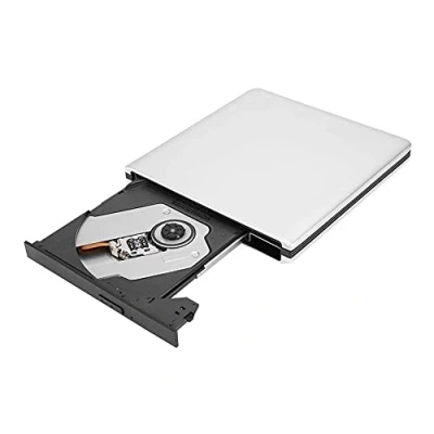 Abbildung von ASHATA Blu Ray Brenner USB 3.0 Externer,Portable 3D Externer Brenner,Aluminium High Speed Slim Blueray Rom Laufwerk BD DVD CD für Desktop/Notebook Silber