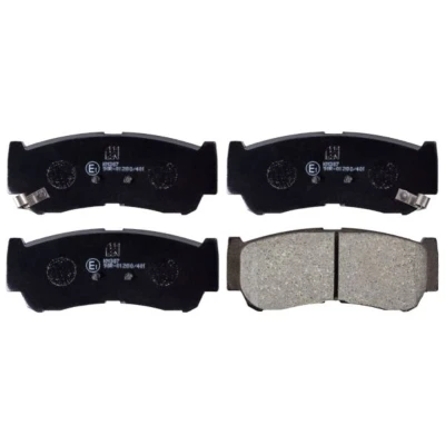Abbildung von BLUE PRINT ADG04292 Bremsbelagsatz Hinterachse mit akustischer Verschleißwarnung HYUNDAI: H 1 / Starex MPV, SANTA FE 2, 3