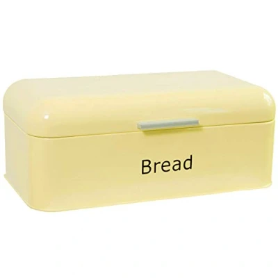 Abbildung von Chef Vida Stahl geschwungene Brotkasten, Metall, cremefarben
