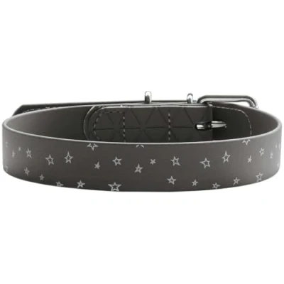 Abbildung von Halsband Convenience Reflect S M (45), grau Sterne 45