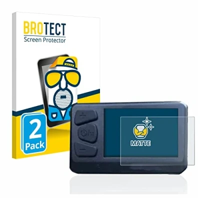 Abbildung von BROTECT Entspiegelungs Schutzfolie für Zündapp Z810 LCD Display (2 Stück) Matte Displayschutz Folie, Anti Reflex, Fingerprint