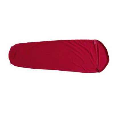 Abbildung von Basic Nature Fleece Schlafsack, Bordeaux, One Size