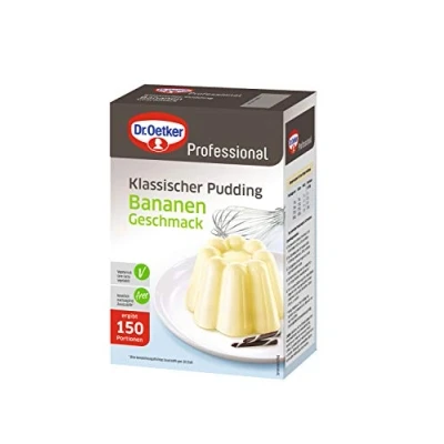 Abbildung von Dr. Oetker Professional Klassischer Pudding mit Bananen Geschmack, Puddingpulver in 1 kg Packung