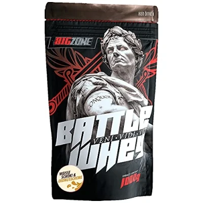Abbildung von Big Zone Battle Whey Weiße Schokolade &amp; Erdnusscreme