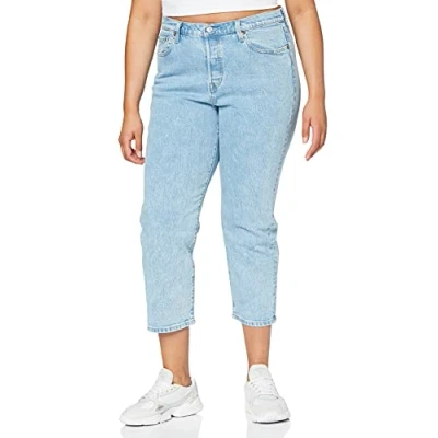 Abbildung von Levi&#039;s Plus Size Damen PL 501 Crop Jeans, Tango Surge plus, 24