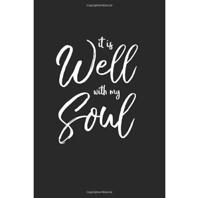 Abbildung von It Is Well with My Soul: Inspirational Christian Devotional Journal Blank Pages