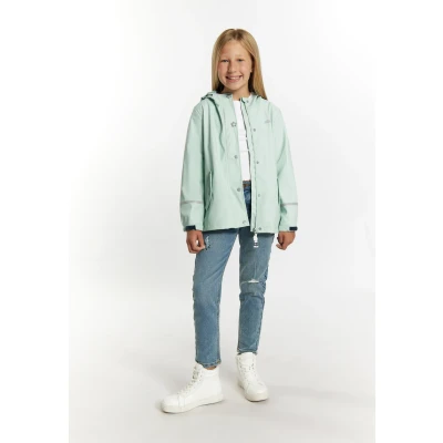 Abbildung von Schmuddelwedda Regen Regenjacke / wasserabweisende Jacke für Kinder, Größe: 128, Pastellmint