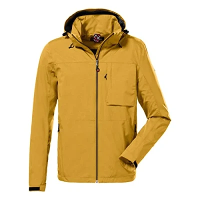 Abbildung von killtec Herren Funktionsjacke/Outdoorjacke mit abzippbarer Kapuze KOS 106 MN JCKT, dunkelgelb, XL, 38017 000