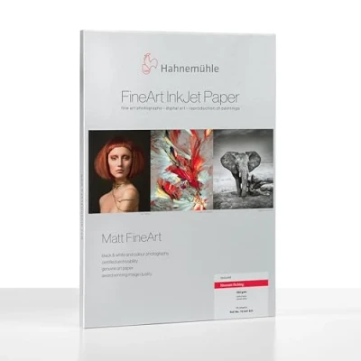 Abbildung von Hahnemühle Museumsätzung A4, matt, 350 g/m², 0,6 µm, 35 65%, 10 30 C, 50 86 F