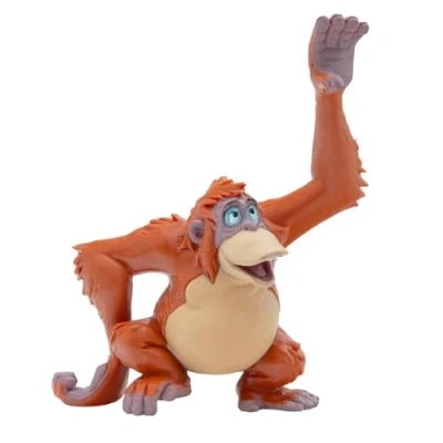 Abbildung von Bullyland 12383 Spielfigur King Louie aus Walt Disney Das Dschungelbuch, ca. 8,3 cm, detailgetreu, ideal als kleines Geschenk für Kinder ab 3 Jahren