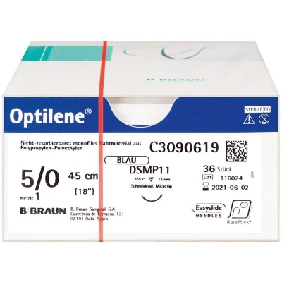 Abbildung von Optilene 0,45m 5/0 DSMP13 36 Stück