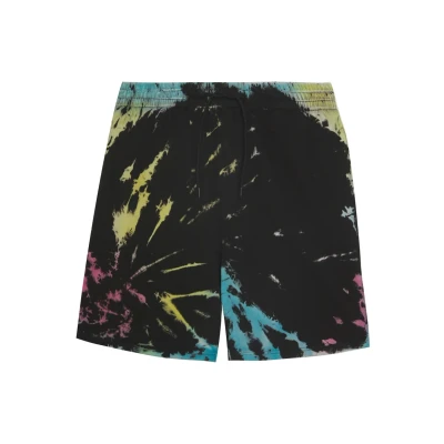 Abbildung von Urban Classics TIE DYE Shorts, Herren, Größe: Medium, Black