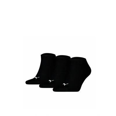 Abbildung von PUMA Unisex Plain Sneaker Sock, Black New, 39/42 (3er Pack)