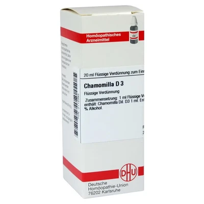 Abbildung von Chamomilla D 3 Dilution 20 ml