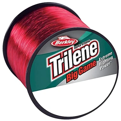 Abbildung von Berkley Trilene Big Game Monofile Angelschnur, 25 LB/12.5kg, 600m, Rot