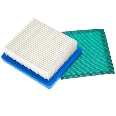 Abbildung von vhbw Ersatzfilter Set (1x Vorfilter, 1x Luftfilter) Ersatz für Tecumseh 36046, 36634, 740061, 740061C Motor