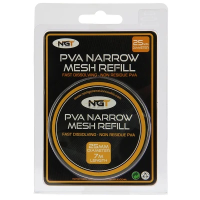Abbildung von NGT Wide Refill 7m x 35mm PVA Mesh