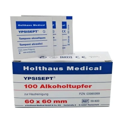 Abbildung von Alkoholtupfer Ypsisept 65x25mm
