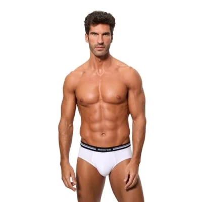 Abbildung von abanderado Herren Slip Con Cinturilla Extra Suave De Algodón Elástico Unterkleid, Weiß (Blanco 001), Large (Herstellergröße: L/52)