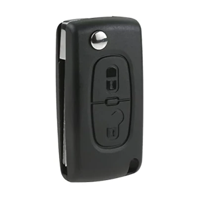 Abbildung von Bowarepro 2 Tasten Schlüsselgehäuse Kompatibel mit Peugeot 207 307 308 407 408 3008 5008 Citroen C2 C3 C4 C5 C6 C8 (CE0536)