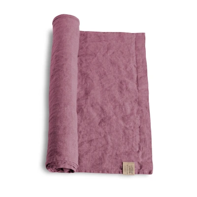 Abbildung von Lovely Linen Tischläufer Leinen old rose 47 x 150 cm