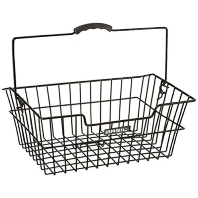 Abbildung von Fahrradkorb Für Hinten Basil Cairo Luxe 41 X 32 17 Cm Schwarz