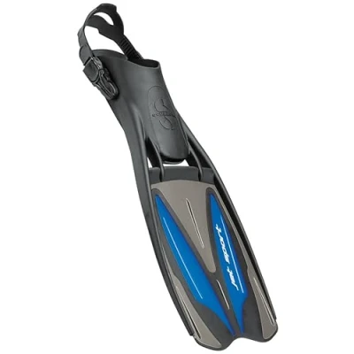 Abbildung von Jet Sport Fussteilflosse in Blau Schubaro Schnorchel Flosse (XL (46 47))